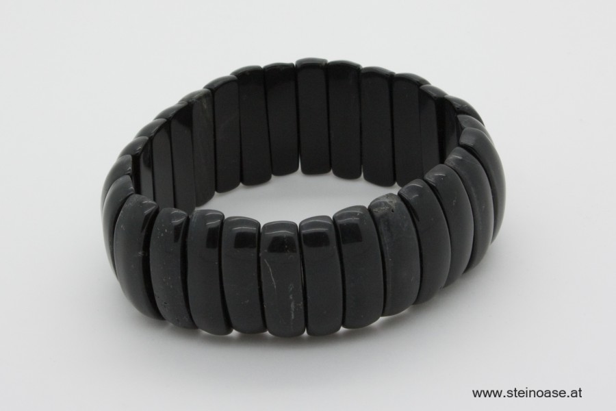 Armband Onyx 'breit'